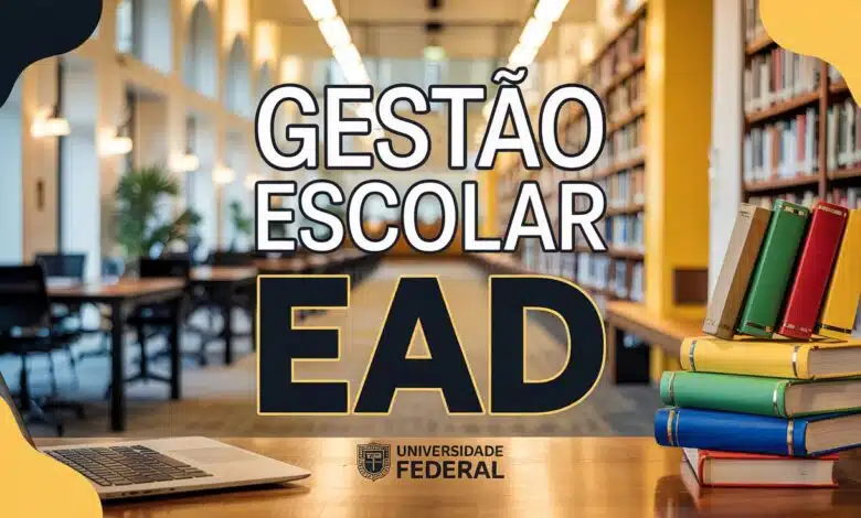 Especialização em Gestão Escolar EaD da UFSCar: inscrições prorrogadas até 28/04/2025. Curso gratuito para diretores e vice-diretores!