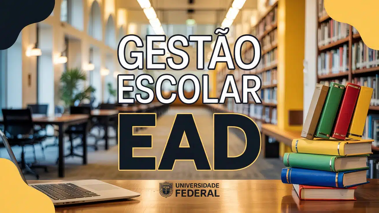 Especialização em Gestão Escolar EaD da UFSCar: inscrições prorrogadas até 28/04/2025. Curso gratuito para diretores e vice-diretores!
