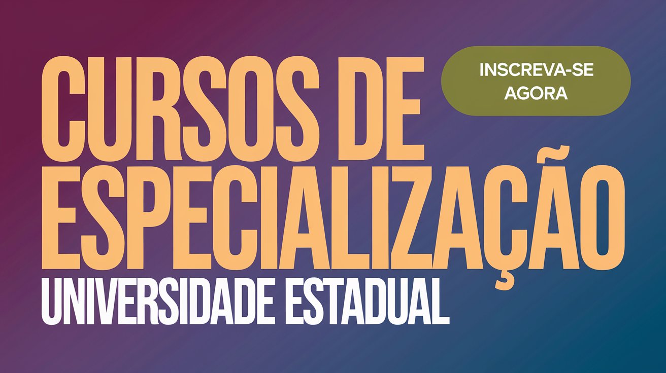 Especializações EAD a distância na UESB! 2 Especializações EAD em Ciência e Educação do Campo. Vagas abertas para professores.