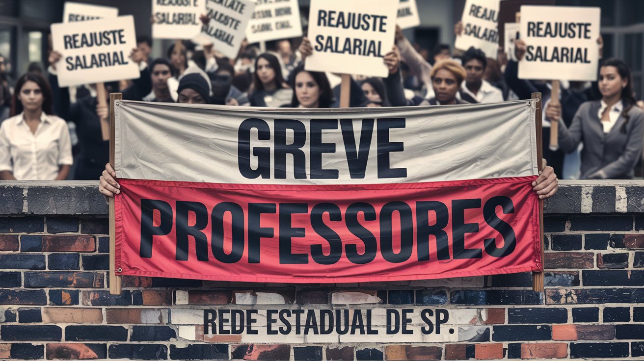 Professores da Rede Estadual SP aprovam estado de Greve e exigem Reajuste Salarial de 6,27% e Contratação de 44 Mil. Confira detalhes!