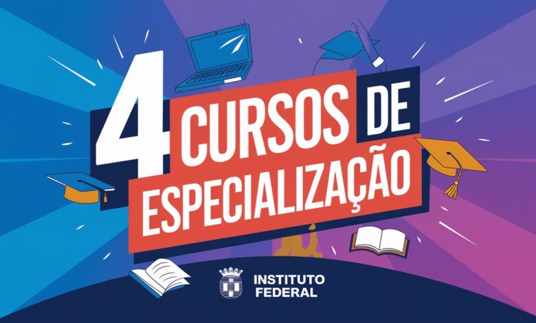 IFRN abre inscrições para 4 Cursos de Especialização Gratuitos para quem tem graduação! Confira e inscreva-se ainda este mês!