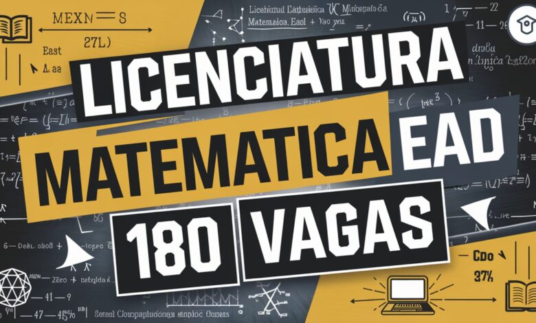 Faça Licenciatura em Matemática EaD no IFCE. Vestibular UAB 2025.2 com seleção pelo Enem e curso 100% gratuito. Inscreva-se até 25/04.