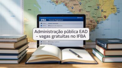IFBA abre vagas para Bacharelado em Administração Pública EAD com inscrições até 4/7. Curso gratuito e 100% online. Inscreva-se agora!