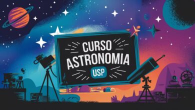 Aprenda Astronomia com especialistas da USP em curso presencial gratuito. Do Sistema Solar à Cosmologia. Inscreva-se já!