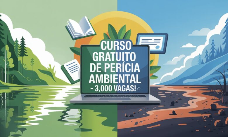 Curso gratuito de Perícia Ambiental no IFSULDEMINAS! São 3.000 vagas EaD com certificado. Inscreva-se até 4 de junho e destaque-se!