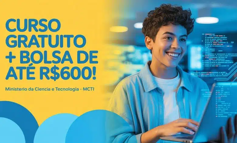 Governo lança curso de TI gratuito com 10 mil vagas e ajuda mensal. Inscreva-se até 30/05 e mude seu futuro!