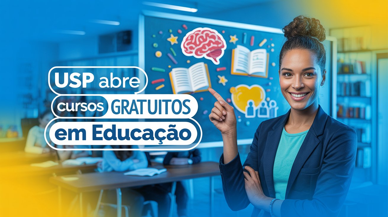 Quer capacitação gratuita com qualidade USP? Veja os cursos abertos em práticas educacionais e pedagogia GRATUITOS!