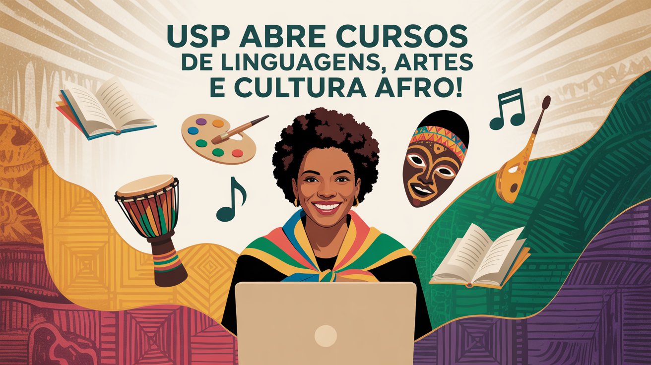 A USP oferece cursos gratuitos para educadores na área de Linguagens para julho de 2025. Inscreva-se até 29/05 e receba certificado!