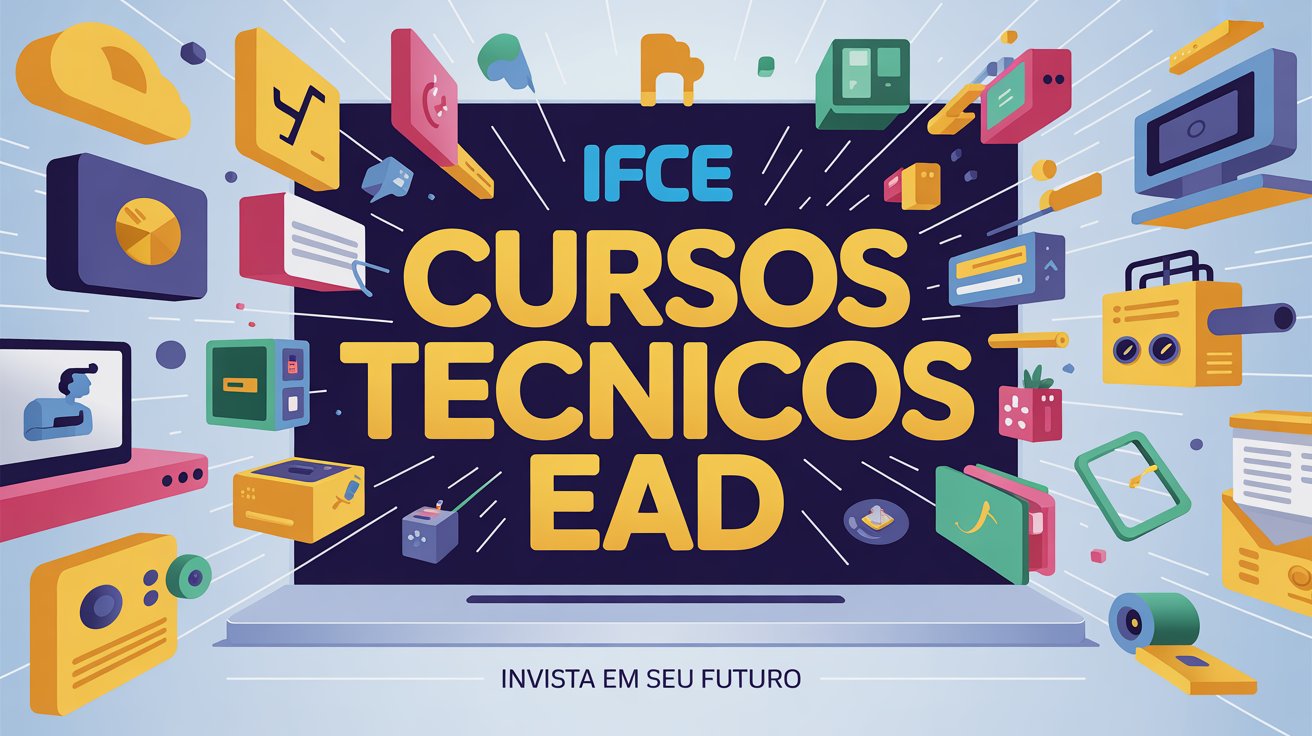 Cursos técnicos EAD IFCE 2025: vagas abertas para diversas áreas. Inscrições rápidas, ensino de qualidade e carreira garantida!