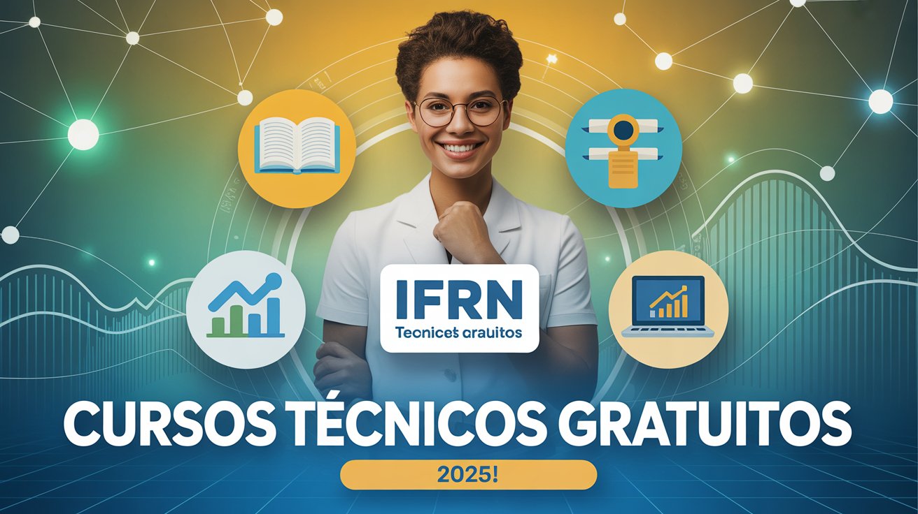 Não perca! IFRN oferece 916 vagas em cursos técnicos totalmente gratuitos com alta empregabilidade. Inscreva-se até 23/06!