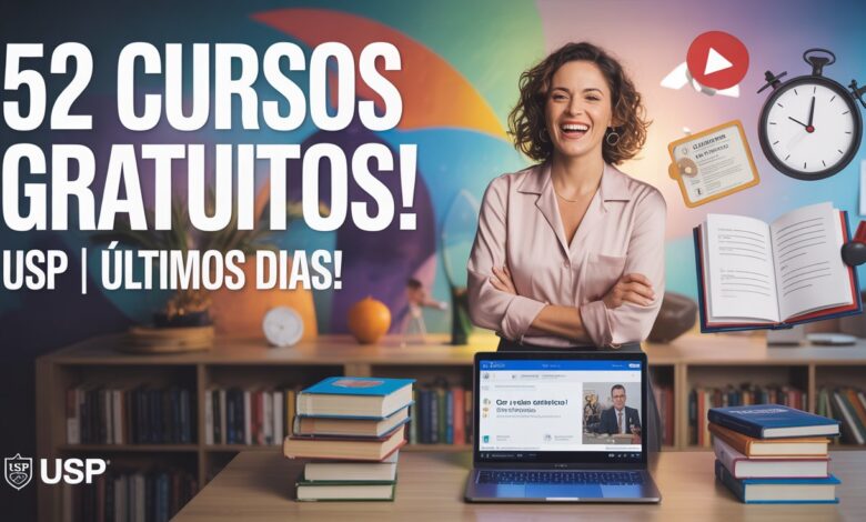 A USP lançou 52 cursos gratuitos com certificado para professores! Inscreva-se até 29/05 e garanta sua vaga na formação de julho de 2025.