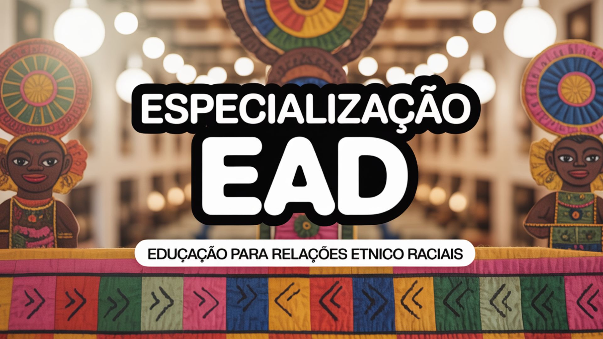 IFSC abre 150 vagas em curso EAD de Educação para Relações Étnico-Raciais. Forme-se para uma educação antirracista! Inscrições até 26/05.