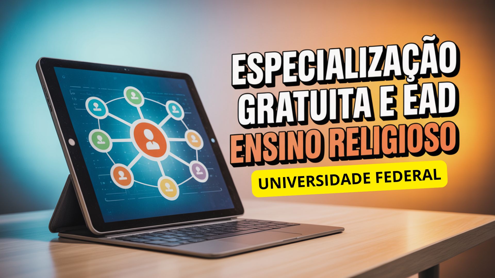 Inscreva-se na especialização gratuita em Ensino Religioso EAD da UFPI. Curso 100% online com 120 vagas para professores. Garanta sua vaga!