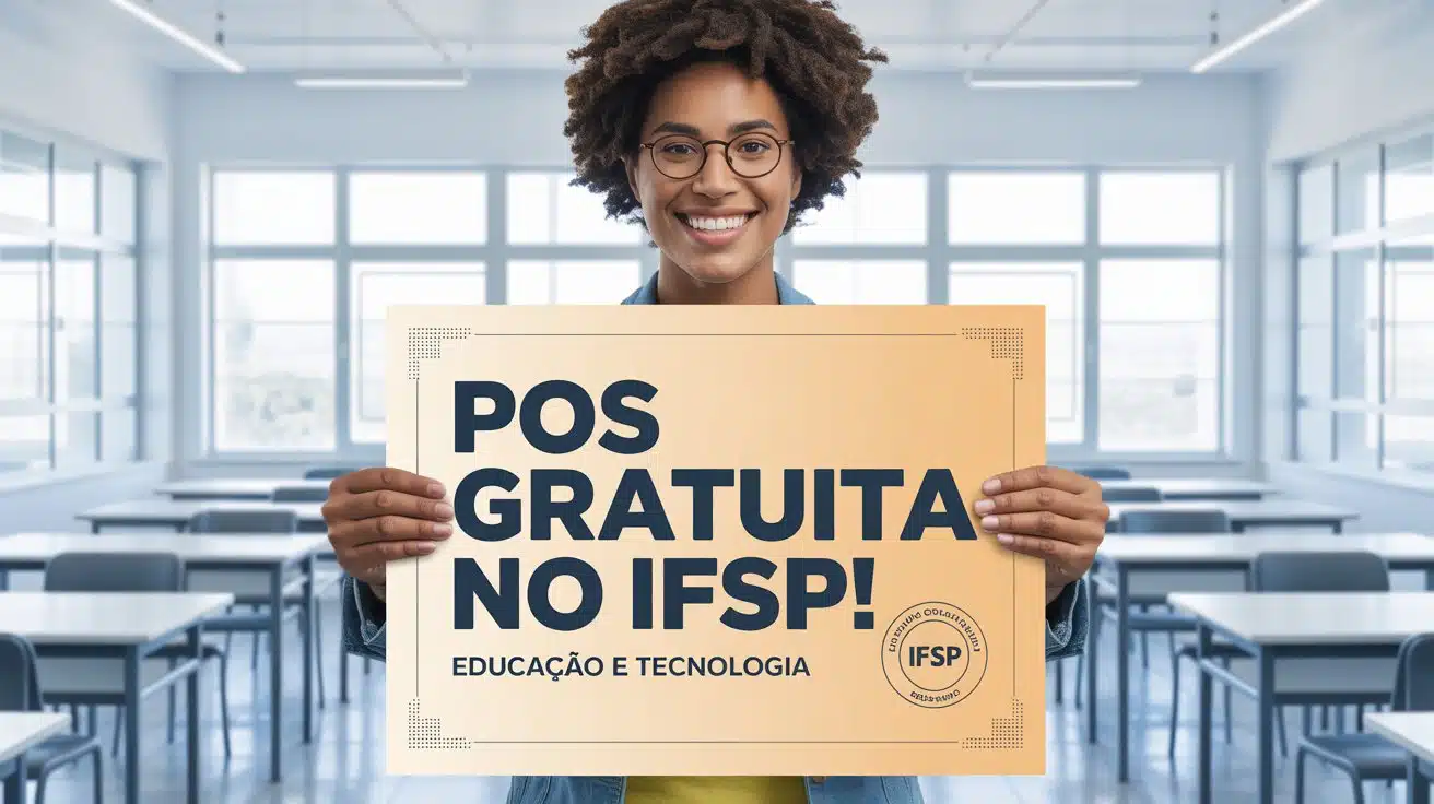 Pós-graduação gratuita em Educação no IFSP São Carlos! Inscreva-se até 10/06 e transforme sua carreira com formação de excelência.