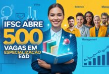 Corra! IFSC abre 500 vagas em especializações gratuitas e EAD. Inscreva-se até 26 de maio. Saiba como participar!