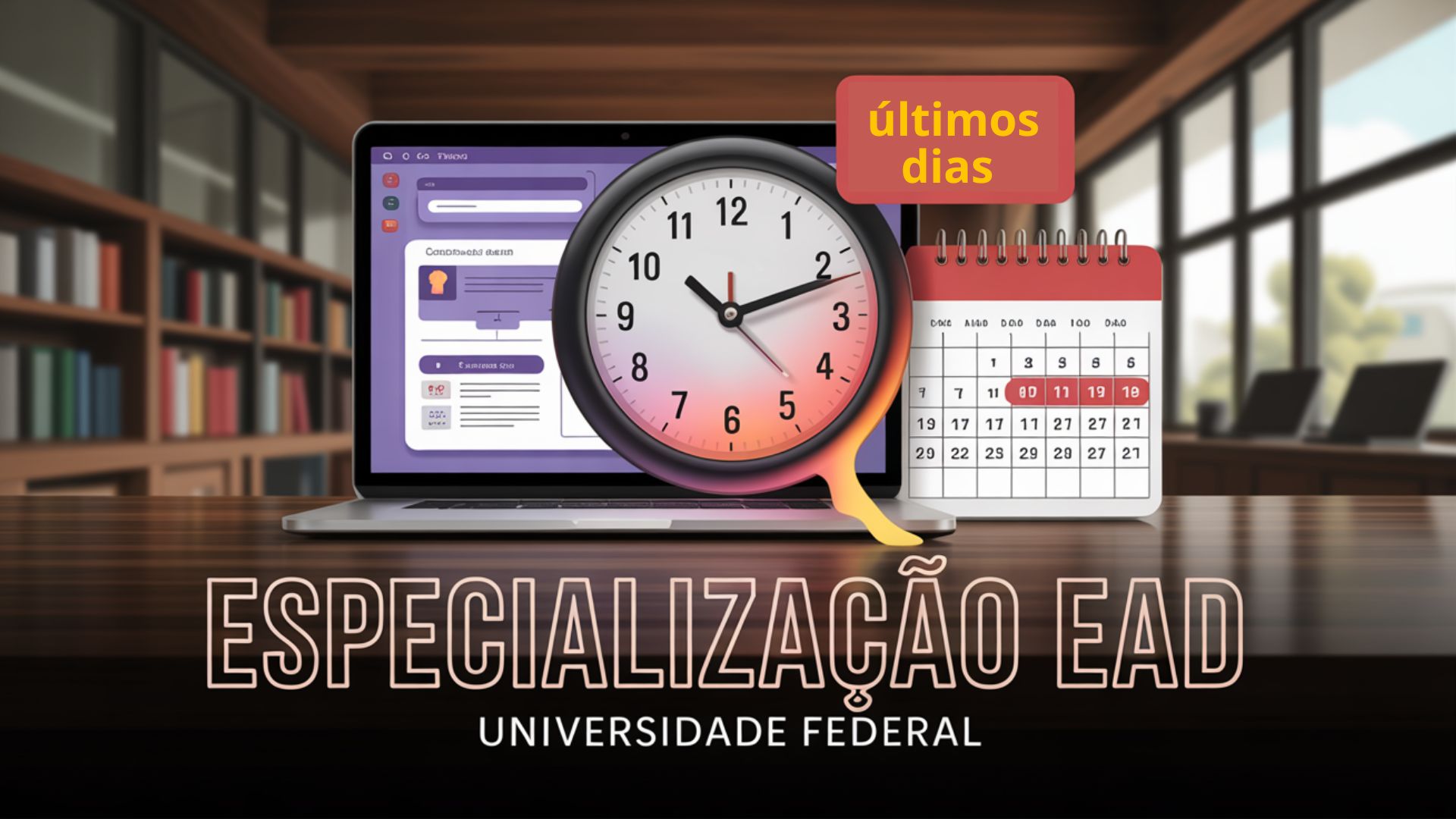 Inscreva-se nas Especializações EAD gratuitas da UFLA 2025 em Gestão Pública e Escolar. Confira detalhes e inscreva-se até 09 de maio!