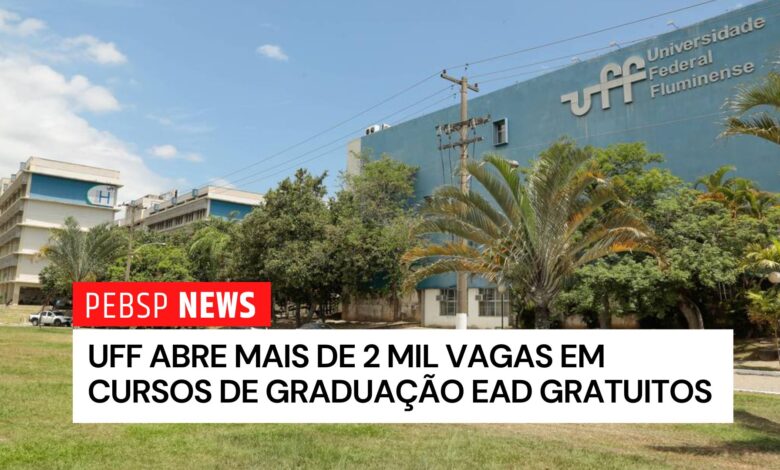 Inscreva-se na graduação EAD da UFF até 15/05. São 2.359 vagas em 7 cursos gratuitos. Use nota do ENEM ou faça a prova do CEDERJ!
