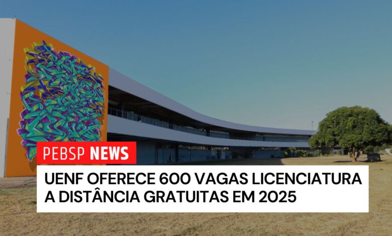 UENF 2025 com vagas EAD para Licenciaturas Gratuitas! Inscrições até 15/05. Consulte cursos, polos e divisão das vagas e aproveite!