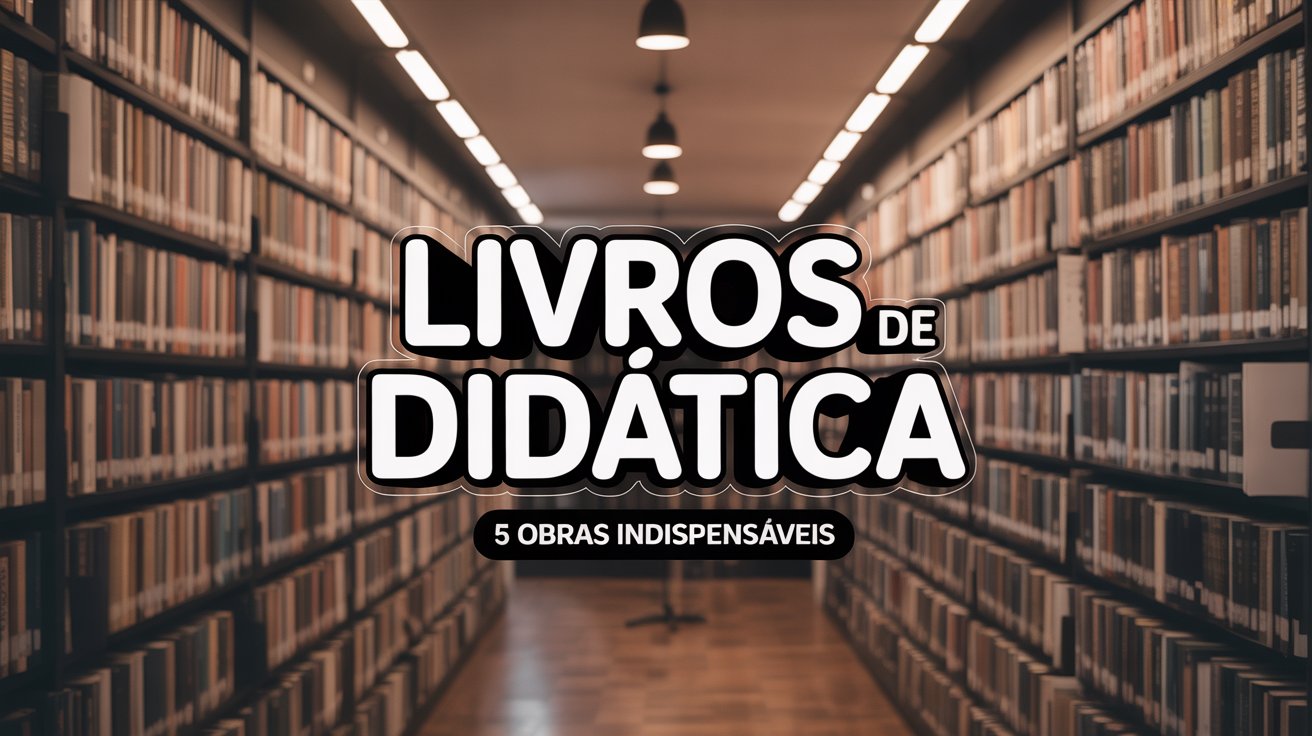 Descubra 5 livros essenciais sobre didática e transforme sua prática pedagógica na sala de aula. Indicado para professores e educadores!