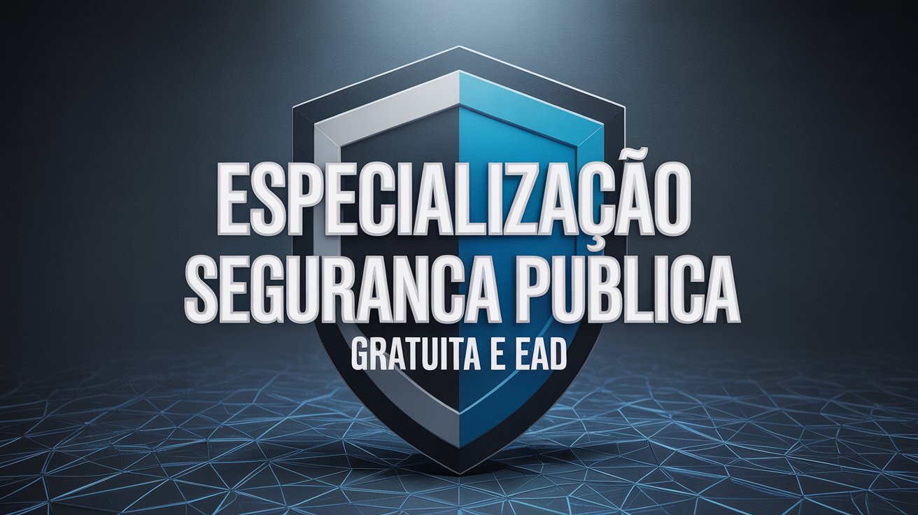UNIOESTE oferece 300 vagas para pós-graduação EAD gratuita em Segurança Pública. Inscrições até 31/05. Certificação exclusiva.