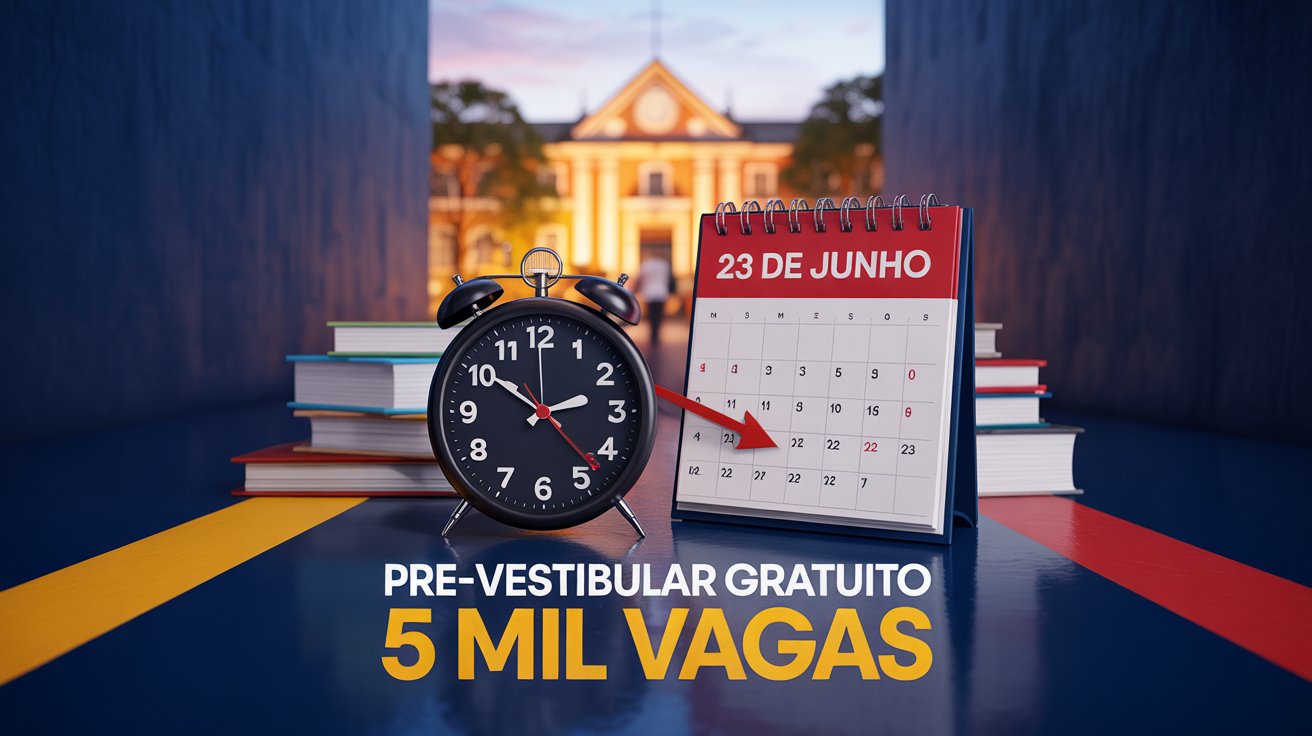 Inscrições abertas para o Pré-Vestibular Intensivo CECIERJ 2025! Curso gratuito com aulas online e presenciais. Garanta sua vaga até 23/06