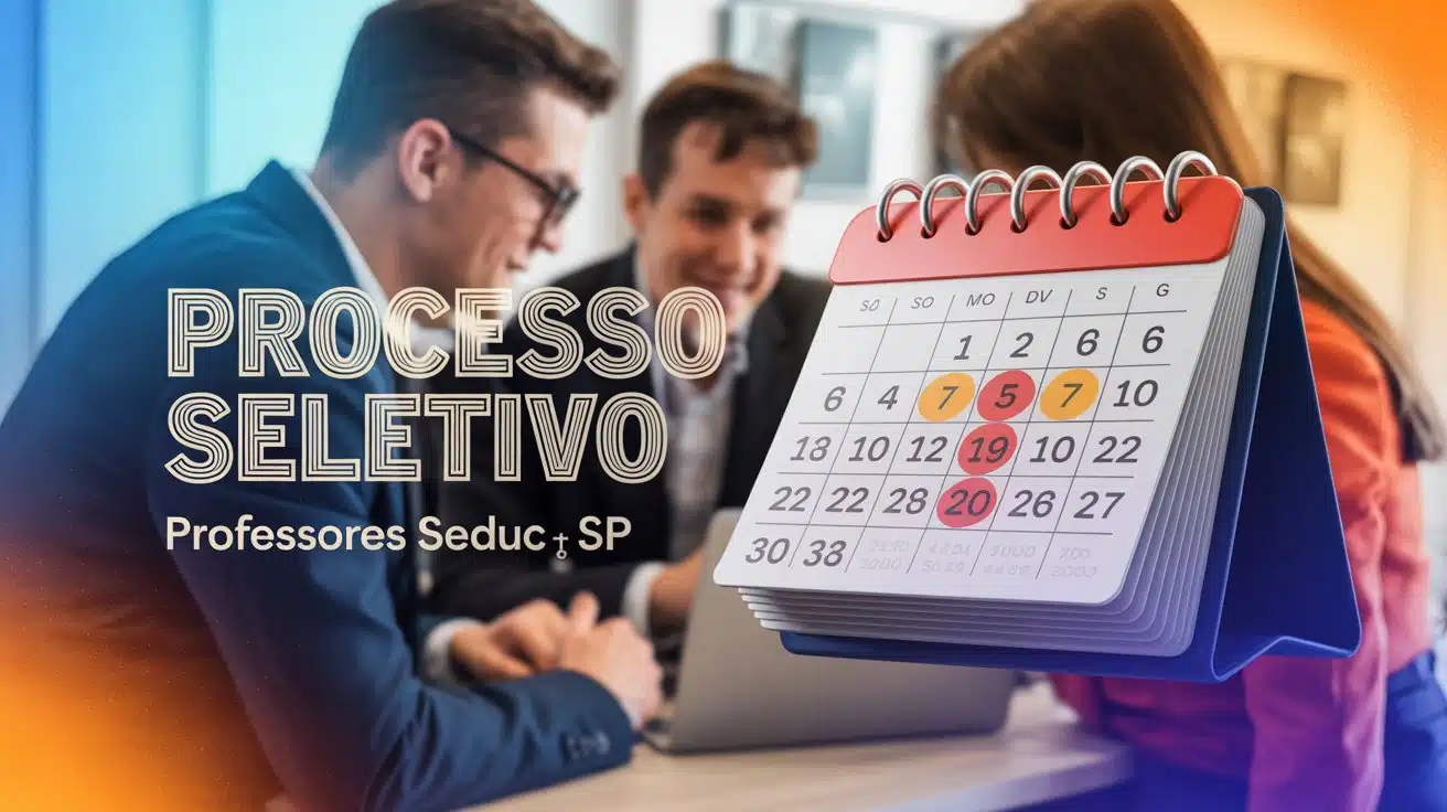 Edital aberto: Processo seletivo de professores temporários SEDUC-SP 2026, organizado pela VUNESP. Fique por dentro das novidades!