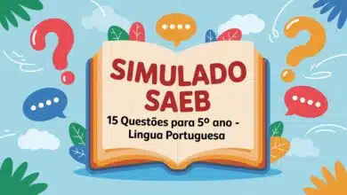 Simulado SAEB 5º ano: 15 questões de Língua Portuguesa para treinar leitura, interpretação e diferenciação entre fatos e opiniões.