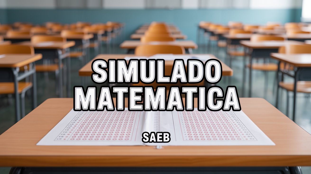 Simulado do SAEB 2025: 20 questões de matemática do 5º ano - Ensino Fundamental para Download com os descritores e gabarito completo!