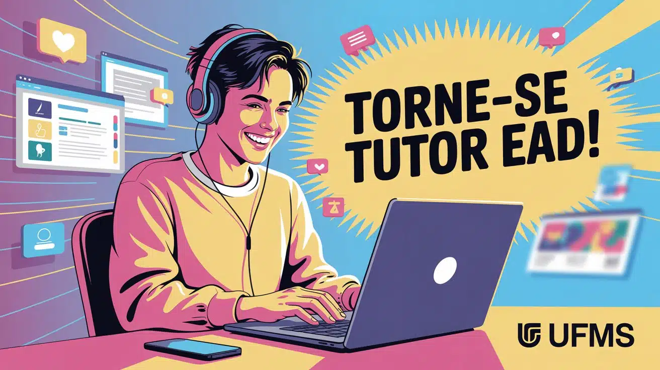 A UFMS está com 1.000 vagas abertas para o curso gratuito de Especialização em Tutoria EAD. Inscreva-se até 2 de junho!