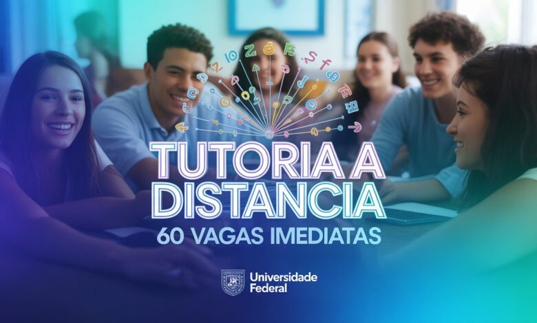 Ganhe R$ 2.500 mensais como tutor em Saúde Digital na UFBA. 60 vagas disponíveis com cotas inclusivas. Inscrições abertas!