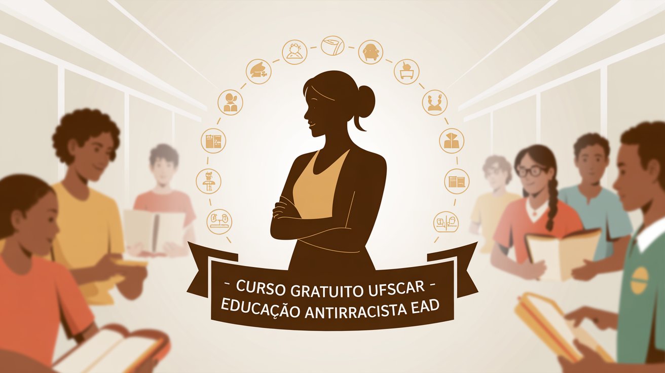 Curso EAD gratuito da UFSCar sobre educação antirracista abre 3.750 vagas. Inscreva-se até 1º de junho!