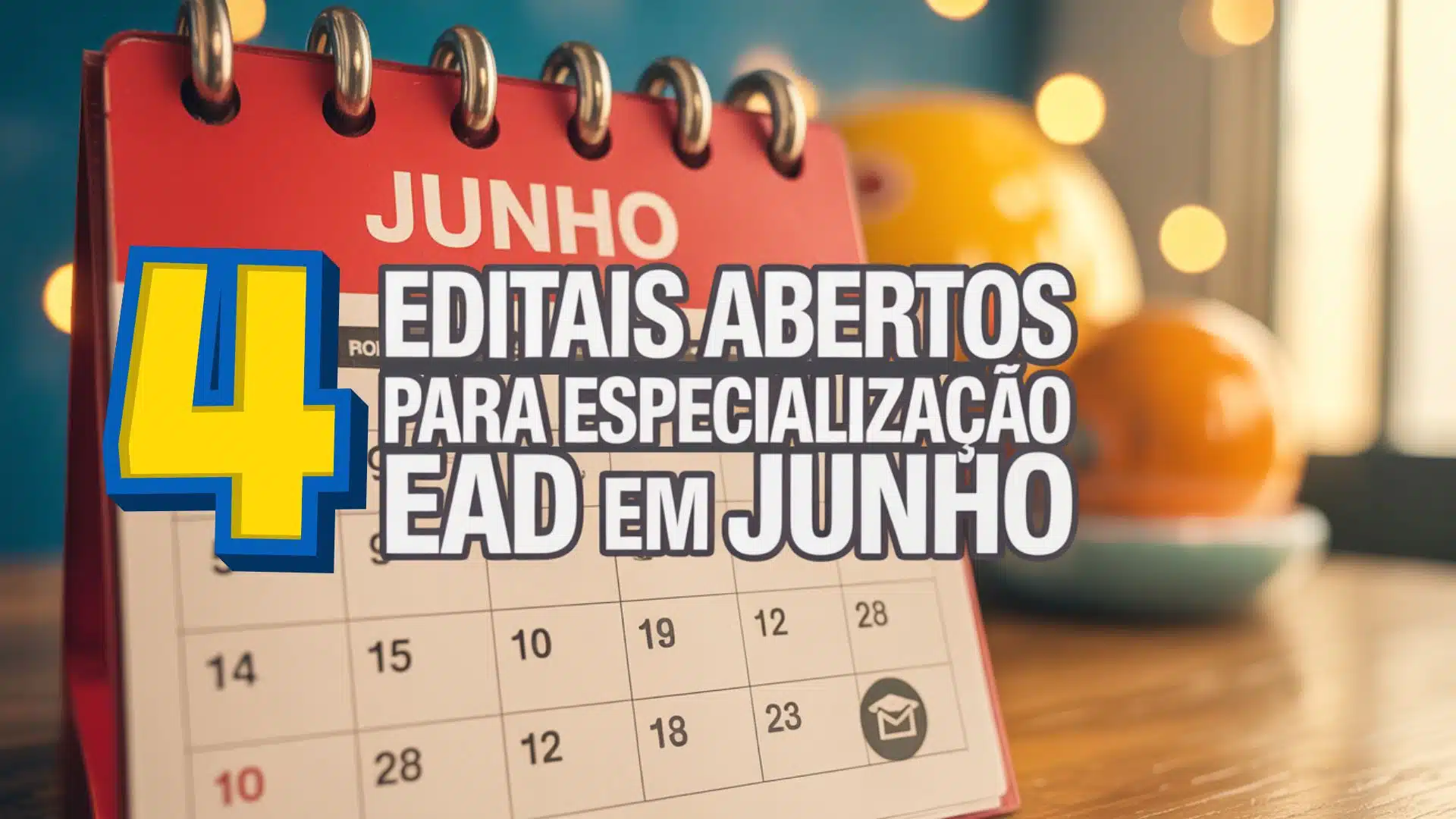 Quatro instituições federais estão com vagas para especializações EAD gratuitas. Inscreva-se antes que o prazo acabe!