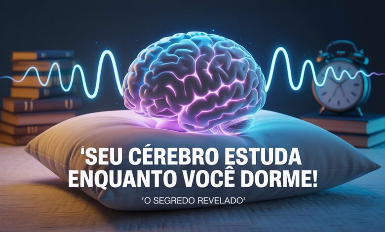 Descubra como seu cérebro estuda enquanto você dorme. Entenda o segredo da consolidação da memória e por que o sono é sua arma!