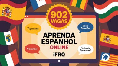 IFRO abre 902 vagas para curso gratuito e online de Espanhol com 40h. Aulas assíncronas e flexíveis. Inscrições até 10 de junho!