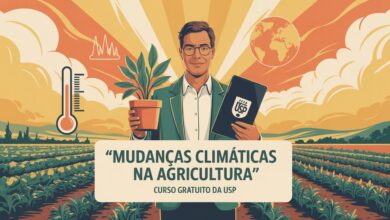 USP oferece curso gratuito e online sobre mudanças climáticas na agricultura para professores. São 50 vagas e seleção por ordem de inscrição!
