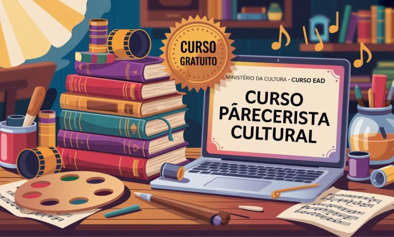 O Ministério da Cultura abriu um curso EAD e gratuito de Analista de Projetos Culturais. Saiba como se inscrever; certificado de 160h!