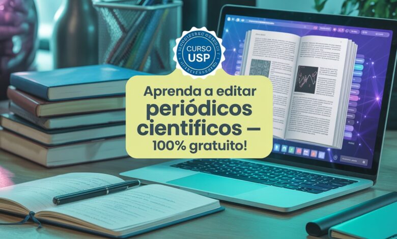 USP oferece curso online e gratuito sobre edição de periódicos científicos. Inscrições até 29 de junho. Veja como participar!