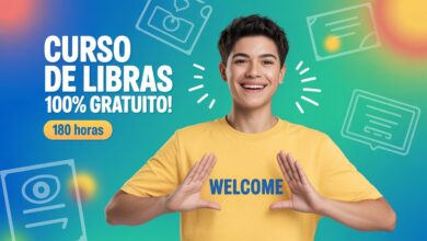 Curso de Libras gratuito e online do IFSULDEMINAS. 180h com certificado. Inscrições abertas até 25/06. Garanta sua vaga por sorteio!