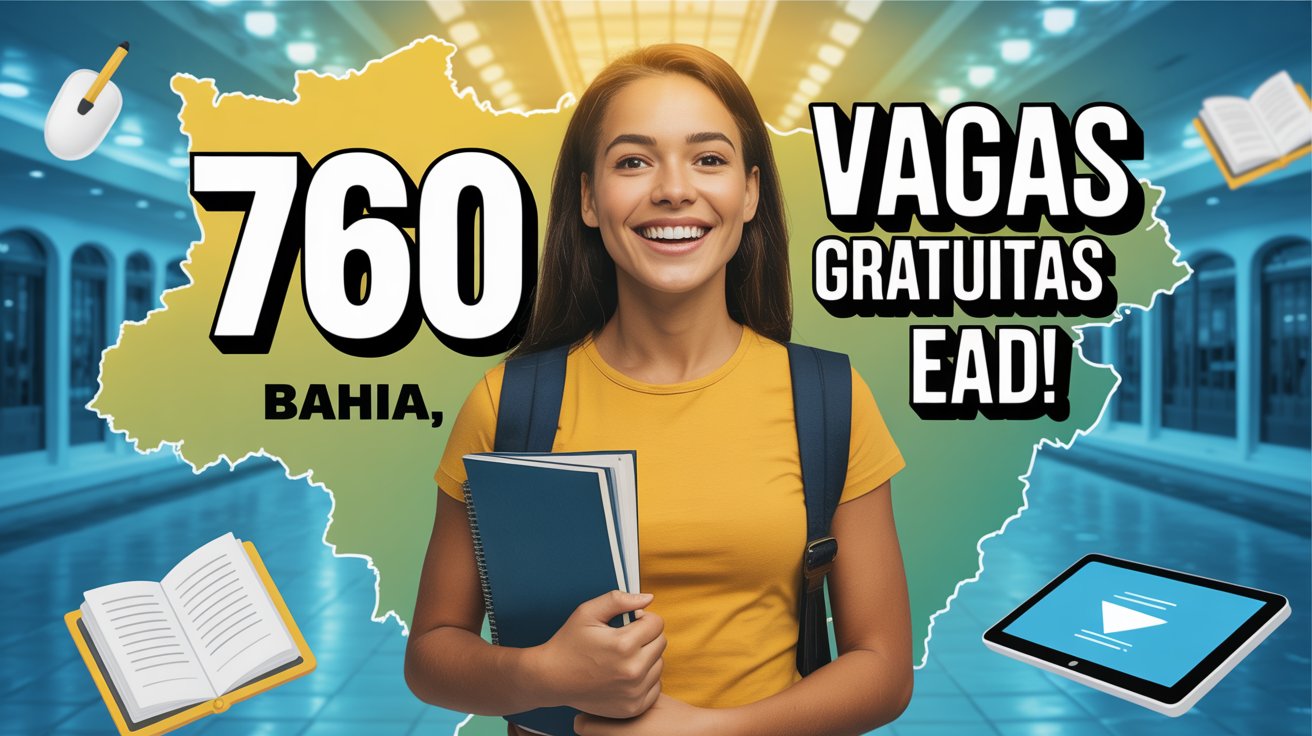 Vagas abertas no IFBA! Cursos de graduação EAD gratuitos em Administração Pública e Educação Física. Inscreva-se já e mude seu futuro!
