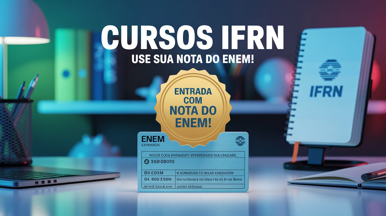 Graduação gratuita no IFRN com ingresso no 2º semestre de 2025! Inscrições abertas para quem fez o ENEM nos últimos 5 anos.
