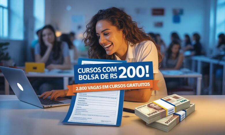 Universidade Federal abre 2.800 vagas em cursos gratuitos com auxílio mensal de R$200! Inscreva-se até 30 de junho. Sem taxa de inscrição!