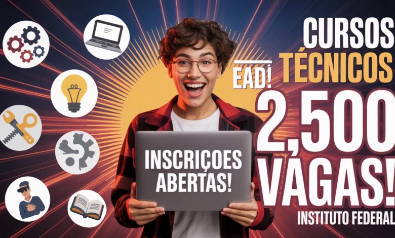 IFMT abre 2.500 vagas em cursos técnicos gratuitos para servidores da educação. Inscrições até 05/07. Não perca esta chance de qualificação!