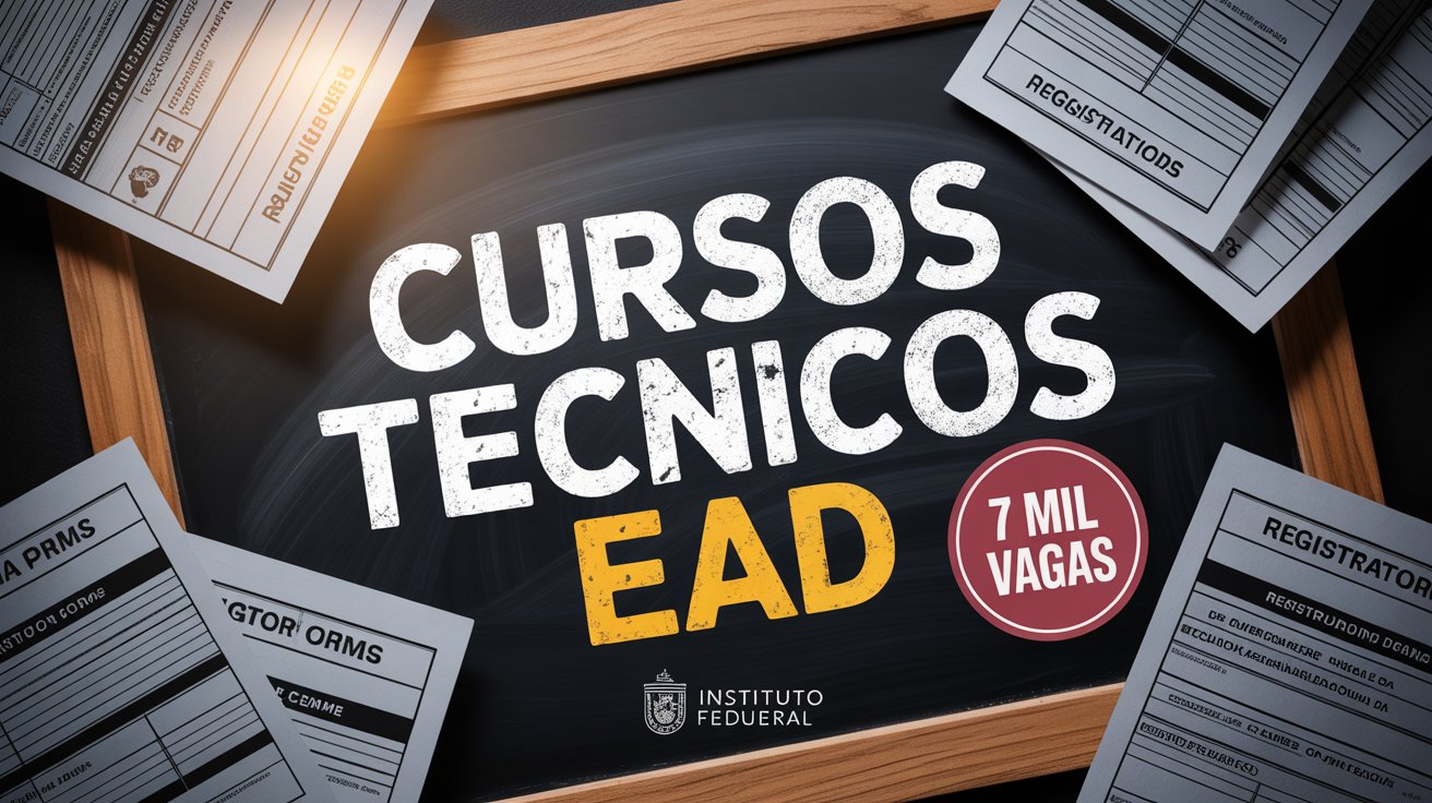 Instituto Federal - IFSULDEMINAS abre vagas para Cursos Técnicos EAD Gratuitos com mais de 7 mil vagas! Corra e garanta sua vaga!