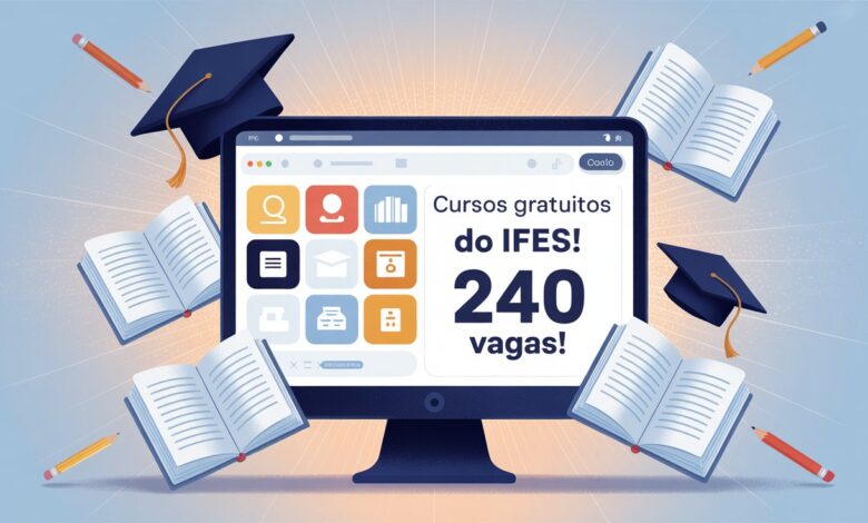 Ifes abre 240 vagas em cursos gratuitos de aperfeiçoamento EAD para educadores. Inscrições vão até 16/06! Não perca essa chance!