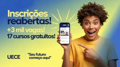 Inscrições reabertas para Especialização EAD na UECE. São mais de 3.000 vagas em 17 cursos EaD. Veja como participar e garanta a sua vaga!