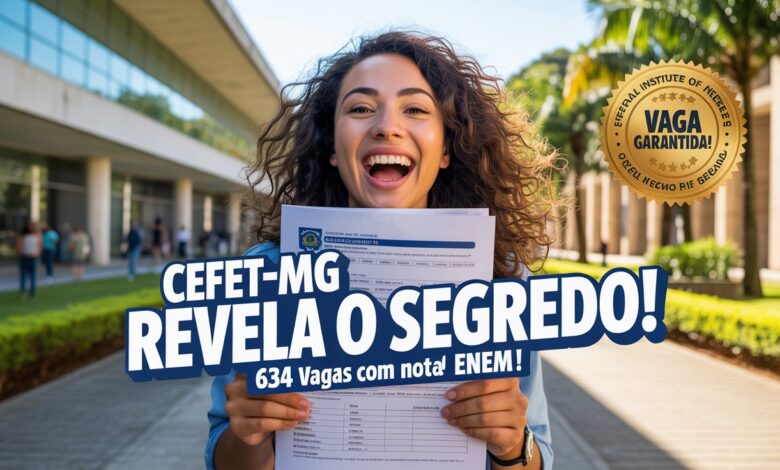 Sonha com o CEFET-MG? Use seu Enem de 2015 a 2024 e concorra a 634 vagas. Inscrições 100% gratuitas até 15/07. Não perca esta chance!