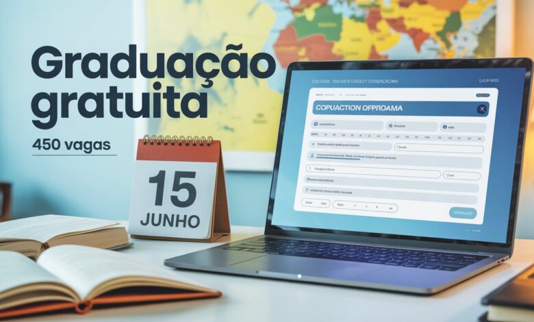 Unitins abre 450 vagas em cursos gratuitos EAD. Sem vestibular, seleção por histórico escolar. Inscreva-se até 15/06/2025!