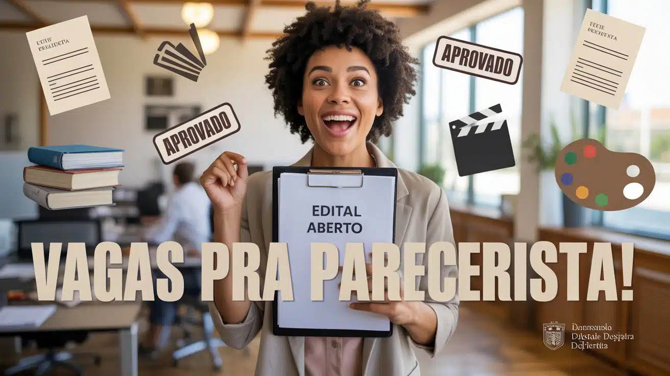 Edital SECULT/RN 2025 abre vagas para pareceristas em 38 áreas. Inscrições até 03/08/2025 para PF, MEI e ME. Saiba mais e garanta sua vaga!