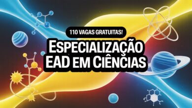Inscrições abertas para a especialização EAD de 'Ciência é 10!' da UFR. São 110 vagas EAD para professores e graduados. Inscreva-se já!