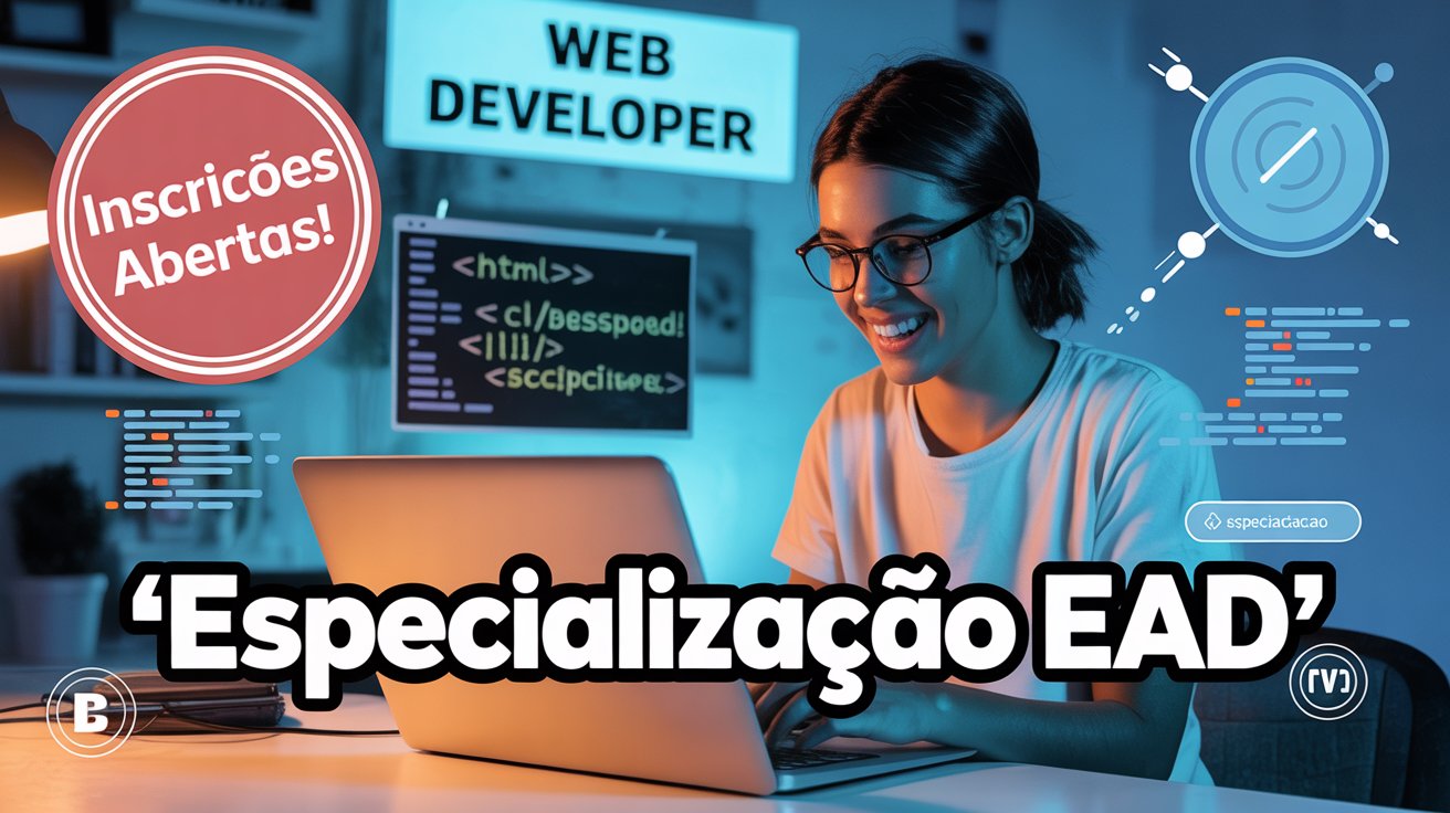 Especialização EAD em Desenvolvimento Web com inscrições abertas no IFSULDEMINAS! Veja quem pode participar e o cronograma completo.